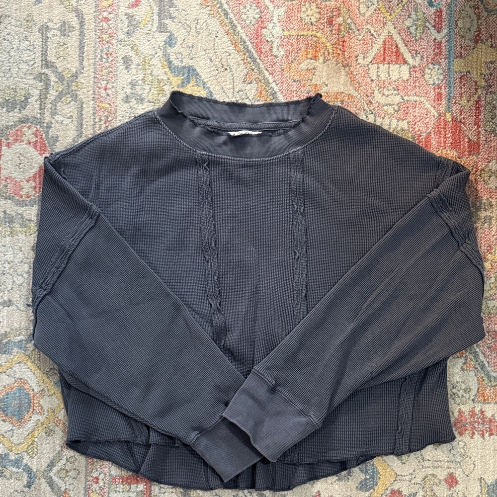 Free People, Women's Long Sleeve Top, Size Medium